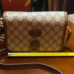 Brown Monogram Crossbody Bag